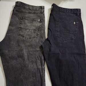 Men's American Rag Distressed Slim Fit Stretch Denim Jeans Size 36 x 30 Set of 2